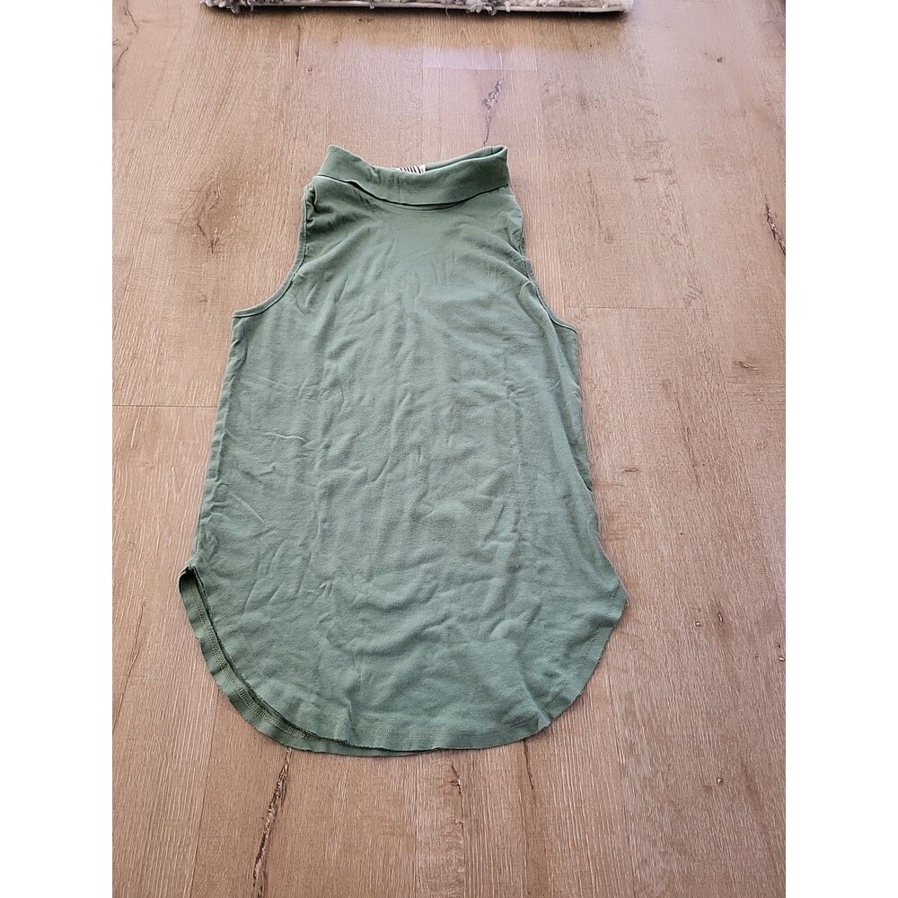 FREE PEOPLE La Livin 90210 Muscle Tank Top Boho Mock Turtleneck Women's Medium